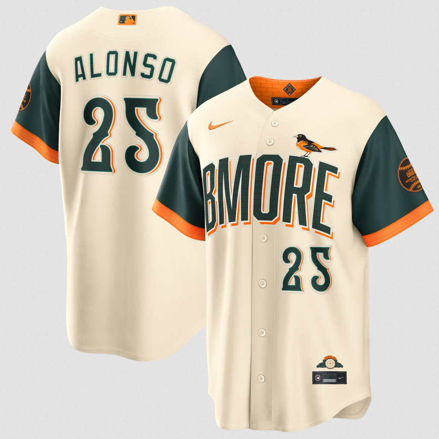 Men Baltimore Orioles Nike 2026 City Connect Stadium Jersey - Cream->baltimore orioles->MLB Jersey